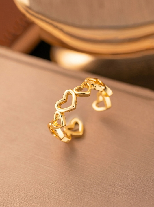 Amora Heart Adjustable Ring