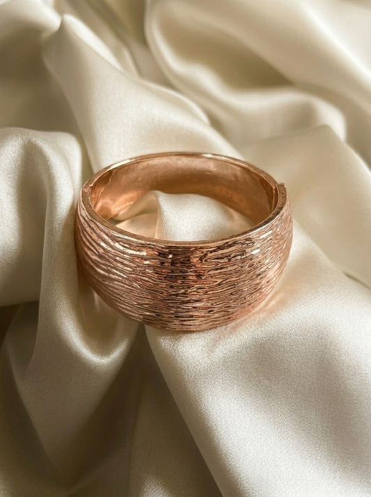 Raya Textured Gold Power-Cuff