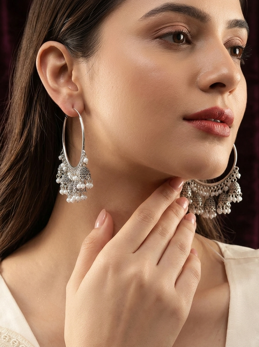 Chandni Hoop Jhumkas