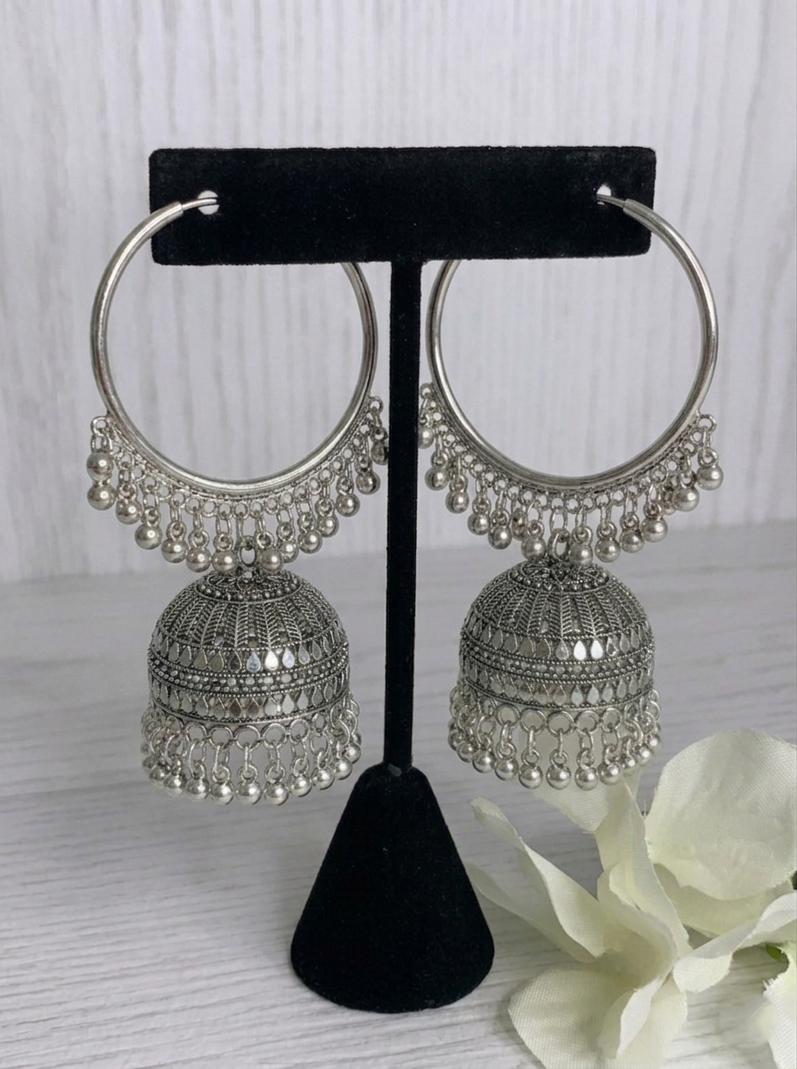 Zoya Grand Hoop Jhumkas