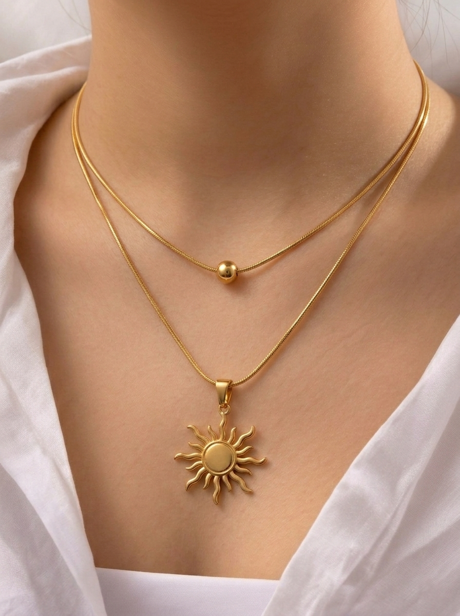 Sol Celestial Sunburst Necklace