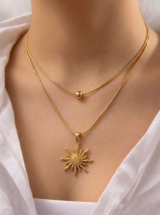 Sol Celestial Sunburst Necklace