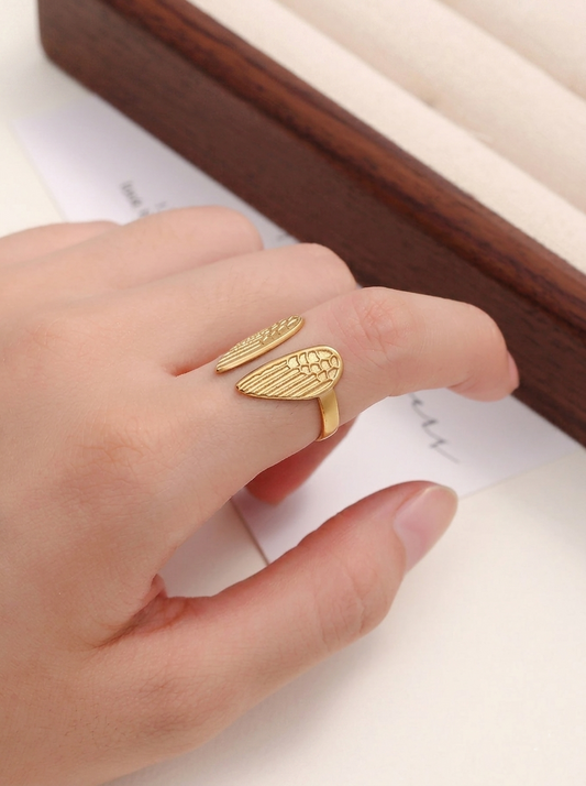 Icarus Winged Adjustable Ring