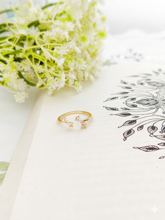 Kira Butterfly Open Ring
