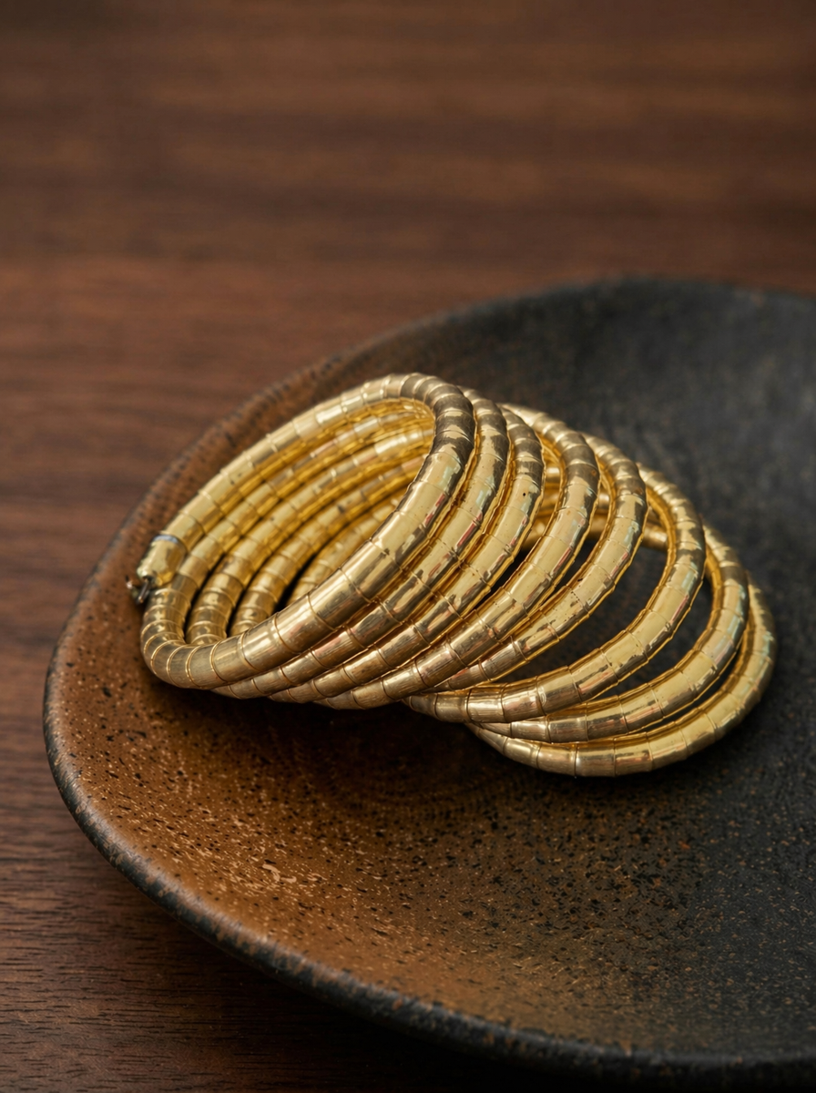 Heera Stacked Sculptural Coil