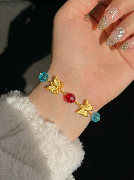 Zaira Butterfly Charm Bracelet