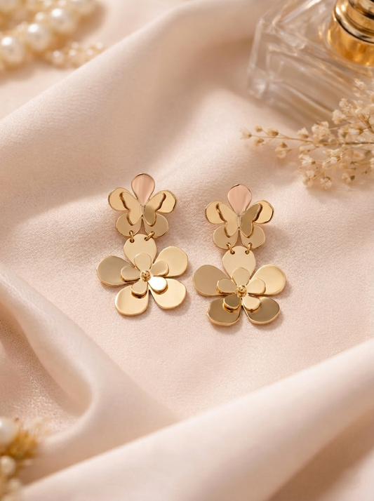 Kira Floral Dangles