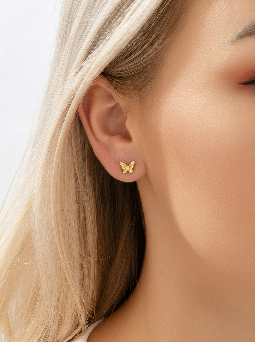 Iris Mini Butterfly Studs