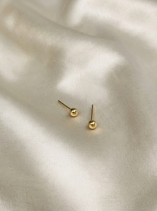 Bella Golden Orb Studs