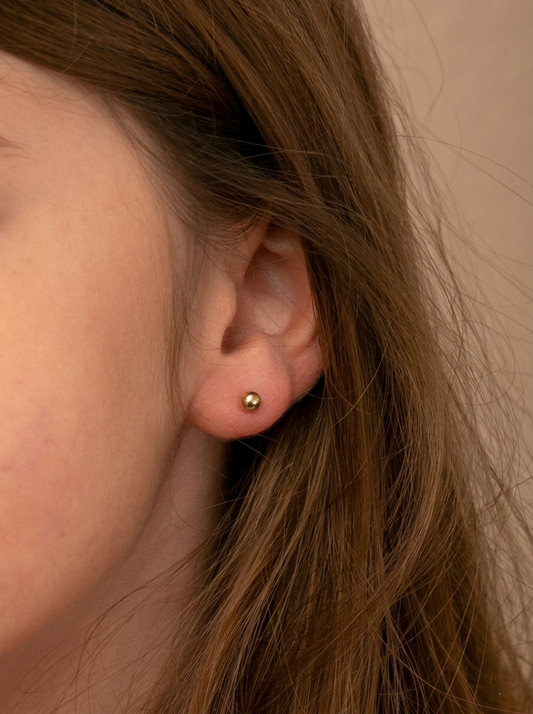 Bella Golden Orb Studs