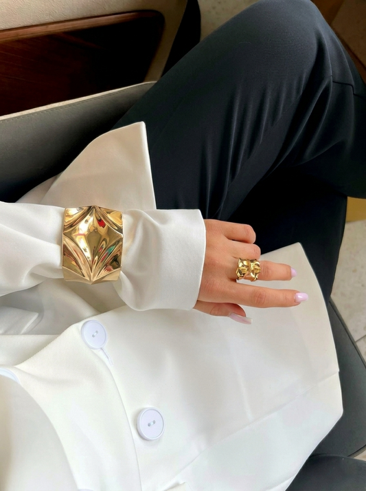 Solstice Sculptural Cuff