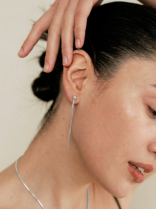 Hazel Pearl Drop Studs