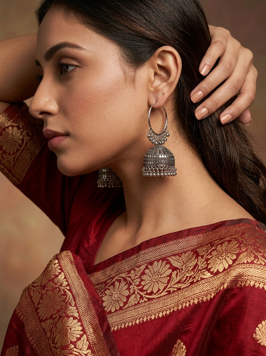 Zoya Grand Hoop Jhumkas