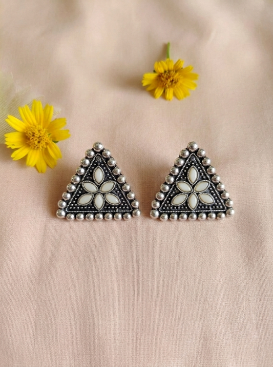 Sitar Floral Studs