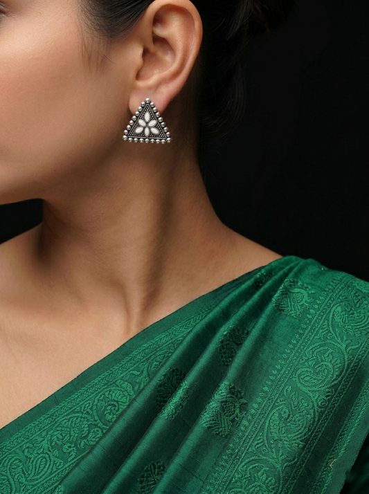 Sitar Floral Studs