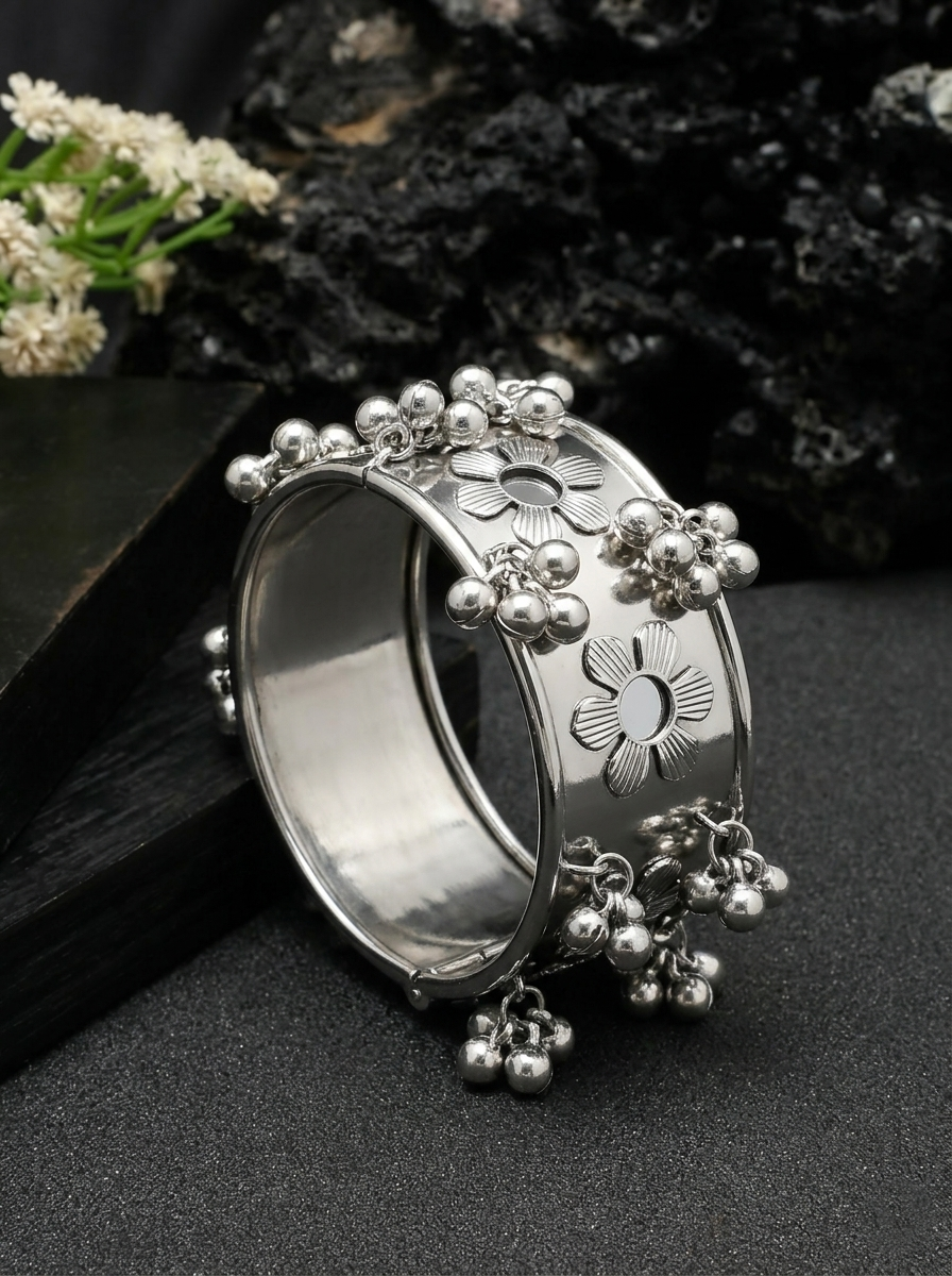 Mira Floral Mirror Cuff