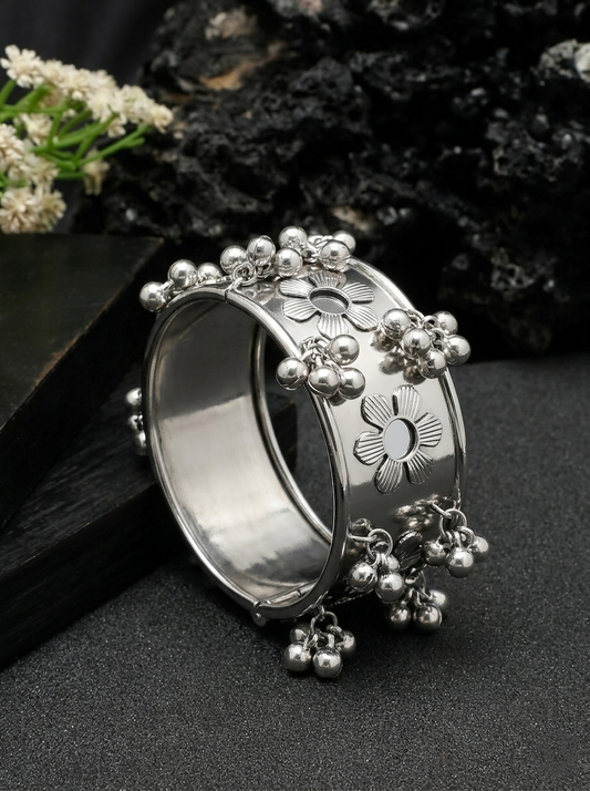 Mira Floral Mirror Cuff