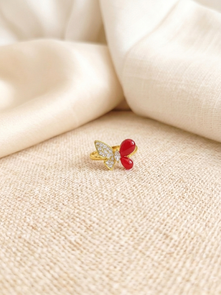 Papillon Butterfly Statement Ring